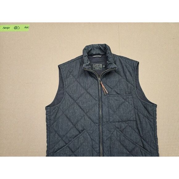 J Crew Sussex Quilted Zip Vest Primaloft Insulated Gray Medium - Picture 2 of 13